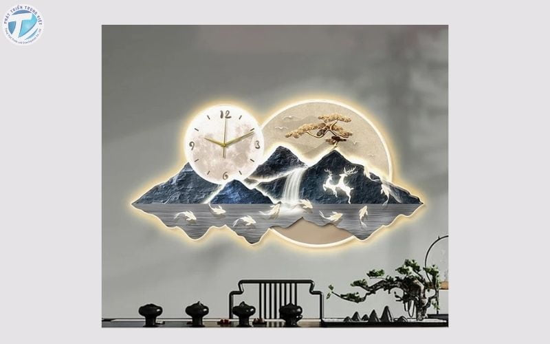 Tranh điện LED chiếu sáng tạo không khí
